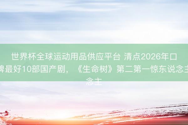 世界杯全球運(yùn)動(dòng)用品供應(yīng)平臺(tái) 清點(diǎn)2026年口碑最好10部國產(chǎn)劇，《生命樹》第二第一驚東說念主